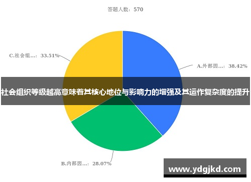 社会组织等级越高意味着其核心地位与影响力的增强及其运作复杂度的提升